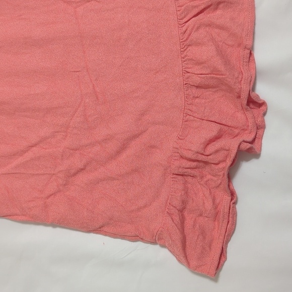 Abercrombie & Fitch Tie- Front Spaghetti Strap Midi Dress, Color Coral Size SP - Picture 5 of 15